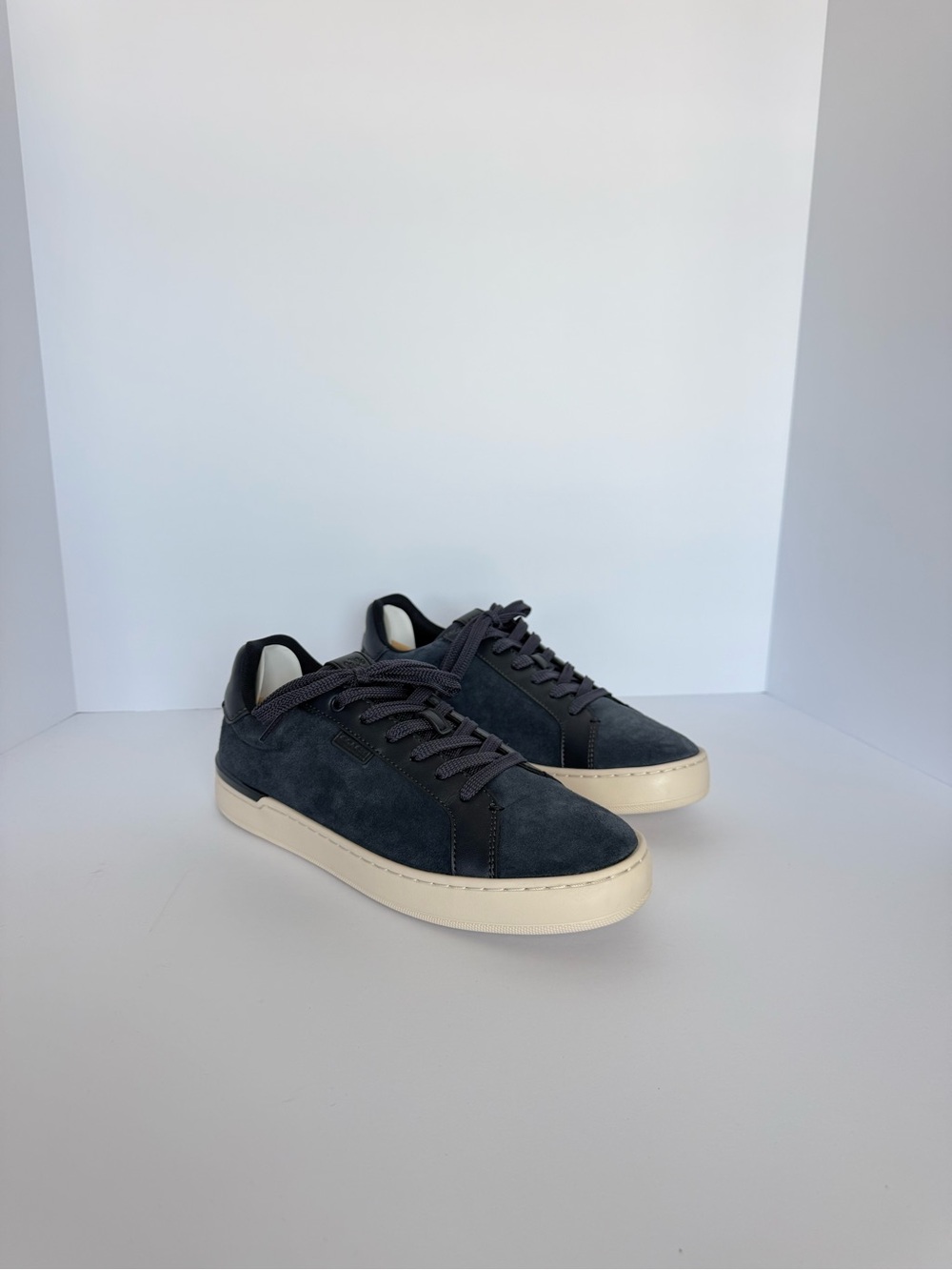 Coach Black Low-Top Sneakers with White Tag